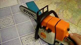 Stihl Chainsaw for Kids  Kinder Motorsäge wwwbsjwch [upl. by Ahsel]