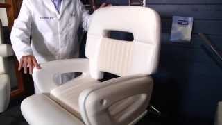 Garelick 970 Contemporary Helm Seat  iboatscom [upl. by Yorgen]