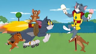 Duel de glaces Super Tom contre Fiery Jerry  Dessin animé Tom et Jerry [upl. by Estella]