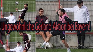 Ungewöhnliche GerlandAktion bei Bayern [upl. by Ydak]