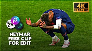 Neymar Jr 4K clip  PSG  Clip for edit [upl. by Annauqal]