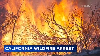 Massive California fire allegedly started by arson suspect becomes CAs largest wildfire of 2024 [upl. by Ellirpa]