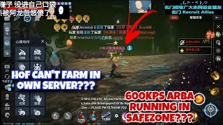 MIR4 600KPS ARBA RUNNING IN SAFEZONE HOF ASIA SERVER BUT HOF CANT FARM IN ASIA MstyleGame [upl. by Hnacogn]