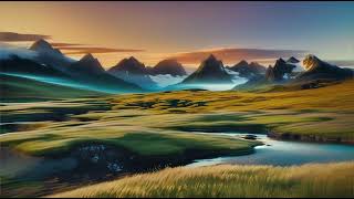 Spring tundra ambient music to relax study and sleep 🎋🎶💤 [upl. by Oznole321]