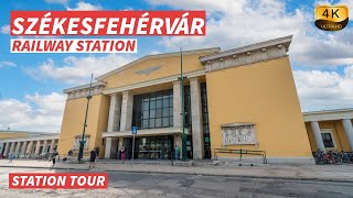 【4K】Székesfehérvár Railway Station  Full Station Tour  With Captions【CC】 [upl. by Eirak]