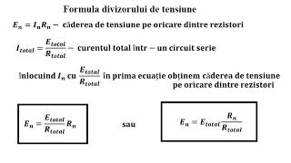 Circuite divizoare de tensiune [upl. by Destinee]