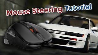 FreePIE  vJoy Mouse Steering Tutorial for Assetto Corsa and rFactor [upl. by Novit]