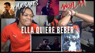 Anuel AA  Ella Quiere Beber Remix ft Romeo Santos  FVO Reaction [upl. by Sennahoj]