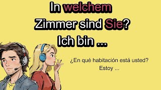 ¿En qué habitación está usted en alemán sustantivos neutros de nivel A1 ¿ dónde están ustedes [upl. by Abelard955]