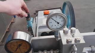 Live Test run on a Alfa Laval Piston homogeniser  SKU 250K260 [upl. by Bobker800]