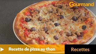 Recette de pizza au thon [upl. by Flemings]