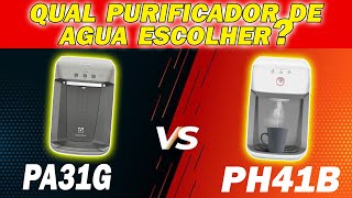 DESCUBRA QUAL MELHOR PURIFICADOR DE ÃGUA DA ELECTROLUX EM 2023 PA31G vs PH41B  COMPARAÃ‡ÃƒO [upl. by Petrina941]