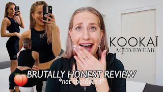 KOOKAI ACTIVEWEAR HAUL amp HONEST REVIEW [upl. by Araiek]