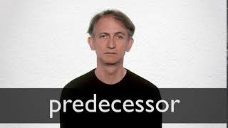 How to pronounce PREDECESSOR in British English [upl. by Landel]