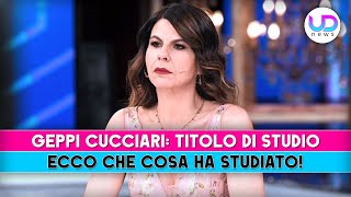 Geppi Cucciari Titolo Di Studio Ecco Cosa Ha Studiato [upl. by Eno]