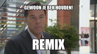 Rutte  GEWOON JE BEK HOUWE Hardcore Remix [upl. by Ynohtna]