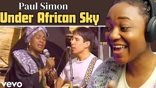 Paul Simon  Under African sky reaction [upl. by Eitra]