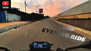 Evening Ride POV  Onboard The N250BS6  I Phone 13 [upl. by Marisa330]