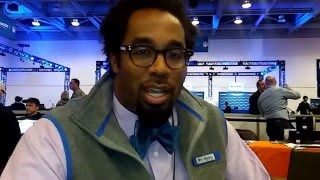 Super Bowl 50 Bow Tie Cause Founder Dhani Jones [upl. by Norword]