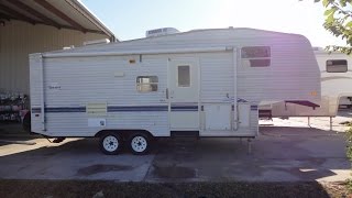 Budget Friendly 5th Wheel Family Fun 1999 26ft Terry 255B 5th Wheel [upl. by Rainie871]