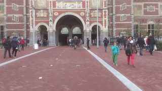 Cycling through Rijksmuseum National Museum Amsterdam [upl. by January834]