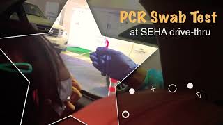 Let’s have a PCR Swab test at SEHA Corniche drivethru  Stay Safe  Be Responsible [upl. by Vial]