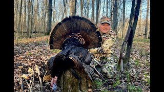 Big Southern Illinois Turkey Self Filmed Hunt [upl. by Terag478]