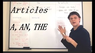 Articles a an the and no article  Lesson 9 [upl. by Hareemas]