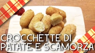 CROCCHETTE DI PATATE  POTATO CROQUETTES  CRICUCINA [upl. by Hatcher]