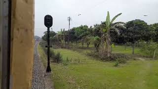 বরেন্দ্র এক্সপ্রেস।Borendro express train Entering Parbotipur railway junction।Bangladesh railway। [upl. by Eselehs]