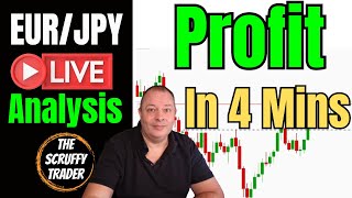 🔴Live Forex Scalping on EURJPY  Easy 10 Pips Strategy [upl. by Bellew638]