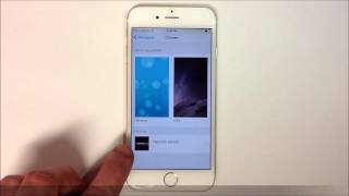 How to Change your Wallpaper  iPhone 6 [upl. by Andriette22]