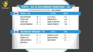 Perth  14s v RockinghamMandurah  14s [upl. by Neuberger220]