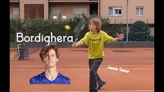 Jannik Sinner raccontato da Fabio Fognini  con immagini da ragazzino sui campi di Bordighera [upl. by Edan]