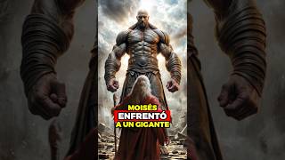 el día que Moisés enfrentó a un Gigante legendario dios biblia jesus shorts [upl. by Cosme453]