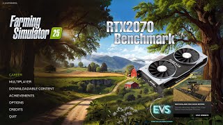 Farming Simulator 25 Benchmark  RTX 2070 MaxQ 8Gb Core i710750H 32Gb Ram [upl. by Cul703]