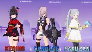 Mod Characters Keqing Candace Faruzan Version 45  Genshin Impact [upl. by Adao]