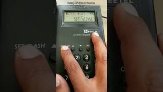 how to set date amp time in beetel c51 caller id phone jayshreetelecom [upl. by Rovert]