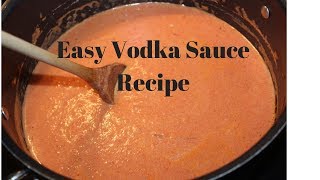 Easy Vodka Sauce Recipe [upl. by Akimik273]