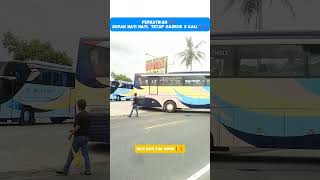 SAKING PANJANGNYA BUS INI SAMPAI HABISIN JALAN❗bus busmania buspariwisata jalan viralvideo fyp [upl. by Nnyltak]