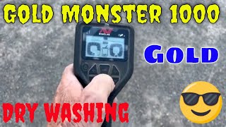 Finding Gold  How to Set Up Gold Monster 1000  Dry Washing  Arizona Gold [upl. by Ahsikam]