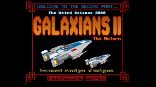 Galaxians II  The Return 1987 from Courbois Software on the Amiga  Quick play [upl. by Ocsicnarf]