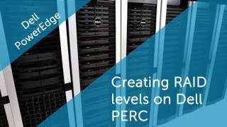 Creating RAID levels by using different strip sizes and read or write policies on Dell PERC [upl. by Kuhn588]