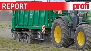 Raupenfahrwerk auf dem Betrieb ERF [upl. by Tra]