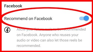 What Is Instagram Reels Recommend On Facebook  How To Use Instagram Reels Recommend On Facebook [upl. by Glenden]