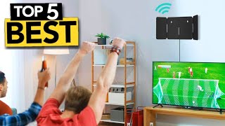 TOP 5 Best Indoor TV Antennas  Digital HDTV 2024 top rated [upl. by Rosenquist242]