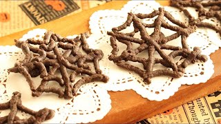 How to maki Spiders cookie  Cookies at home Chocolate cookies sugar cookies10 Minutes Cooking [upl. by Giule]