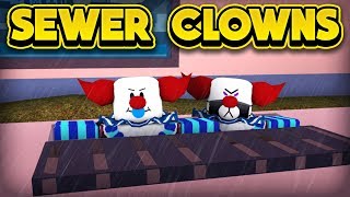 SEWER CLOWNS INVADE JAILBREAK ROBLOX Jailbreak [upl. by Navis]