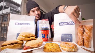 American tries Yum Yums from GREGGS for the first time [upl. by Sirronal]