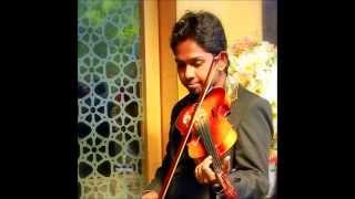 Piyu Bole Parineeta by Sarith Maheeputhra Pathirathne Violin Instrumental [upl. by Atika931]